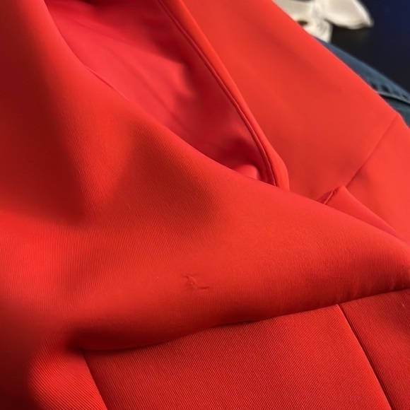 Calvin Klein coral sleeveless pleated‎ circular bottom midi dress Sz 18 W - Picture 10 of 10